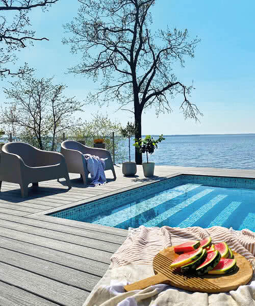 Miljöbild pool från kund